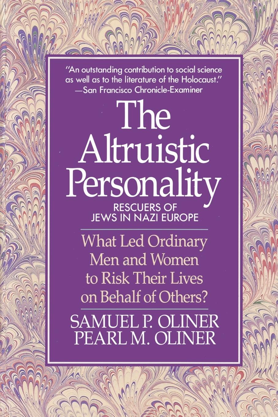 Cover: 9780029238295 | Altruistic Personality | Rescuers of Jews in Nazi Europe | Oliner