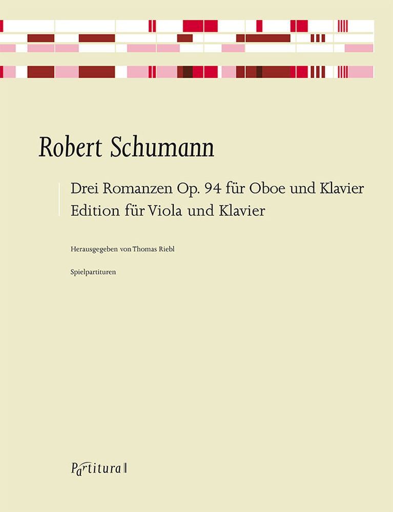 Cover: 9790700282363 | 3 Romances, Op. 94 | Transcription Of The Oboe Romances | Schumann