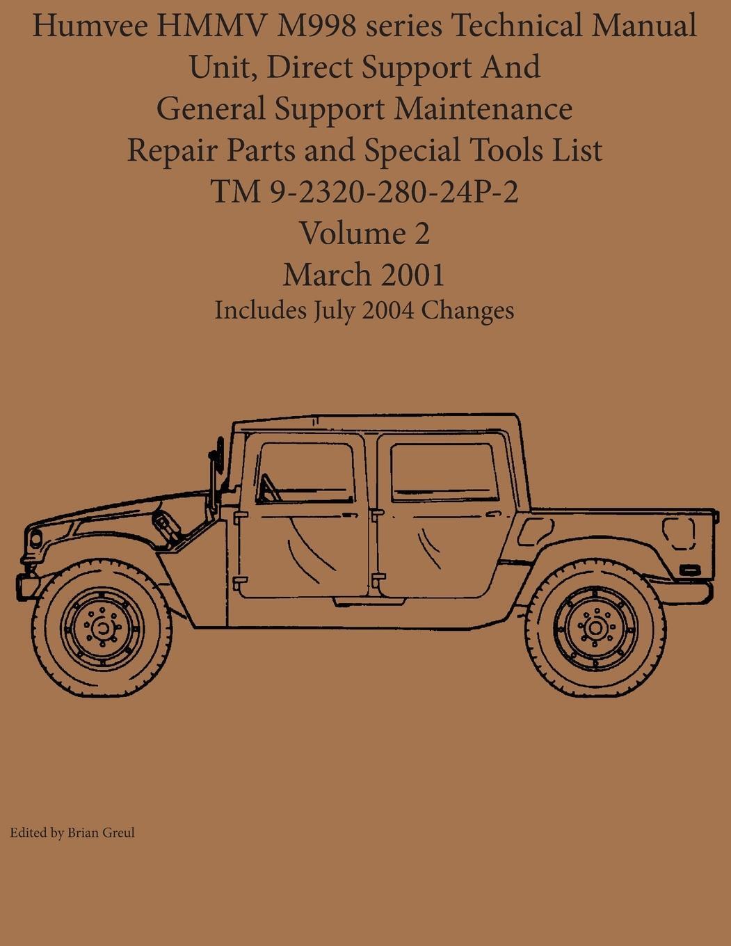 Cover: 9781954285095 | Humvee HMMV M998 series Technical Manual Unit, Direct Support And...