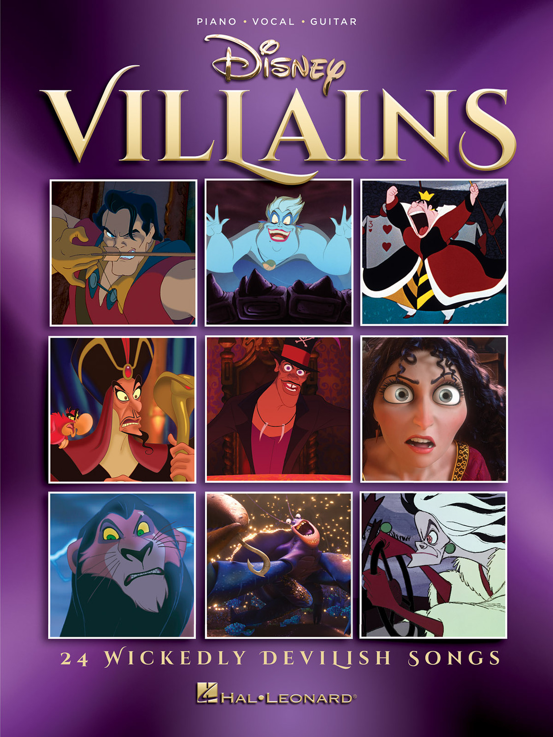 Cover: 888680709723 | Disney Villains 24 Wickedly Devilish Songs -For Piano, Voice &amp;...