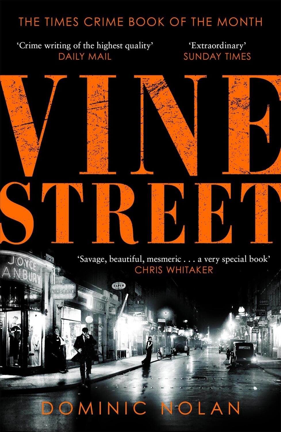 Cover: 9781472288868 | Vine Street | SUNDAY TIMES Best Crime Books of the Year pick | Nolan