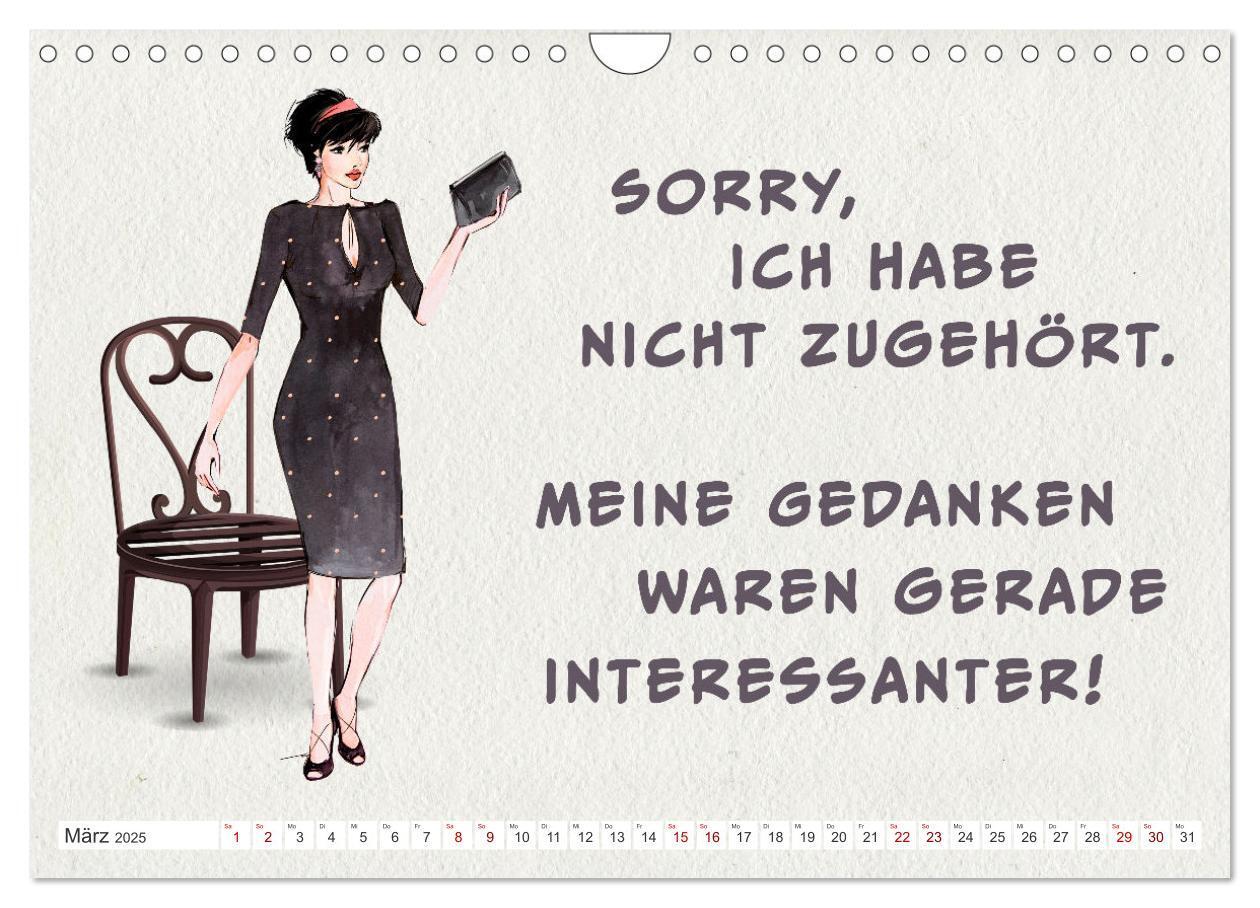 Bild: 9783383927867 | Frech aber ehrlich (Wandkalender 2025 DIN A4 quer), CALVENDO...