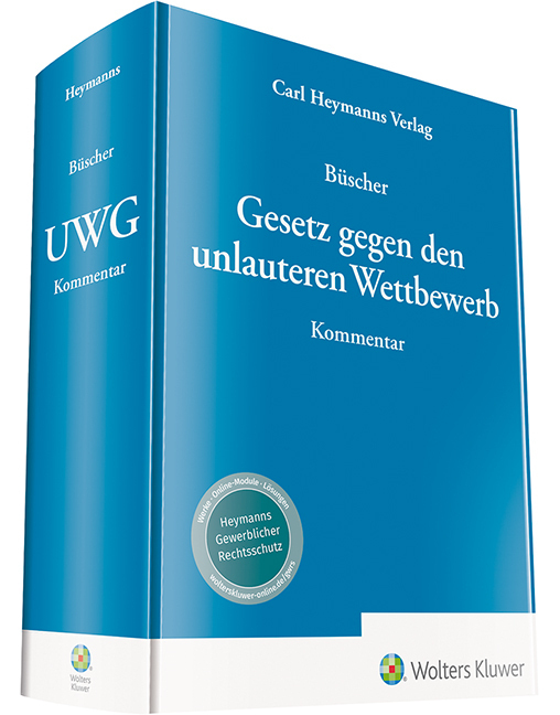 Cover: 9783452252098 | Gesetz gegen den unlauteren Wettbewerb UWG, Kommentar | Büscher | Buch