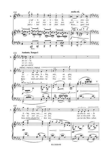 Bild: 9790260109391 | Rusalka op. 114 - Lyrisches Märchen in drei Akten | Antonín Dvorák