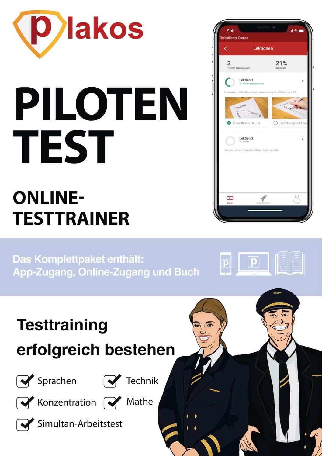 Cover: 9783985257621 | Pilotentest Testtraining Buch | Erdmann Waldemar | Buch | 344 S.
