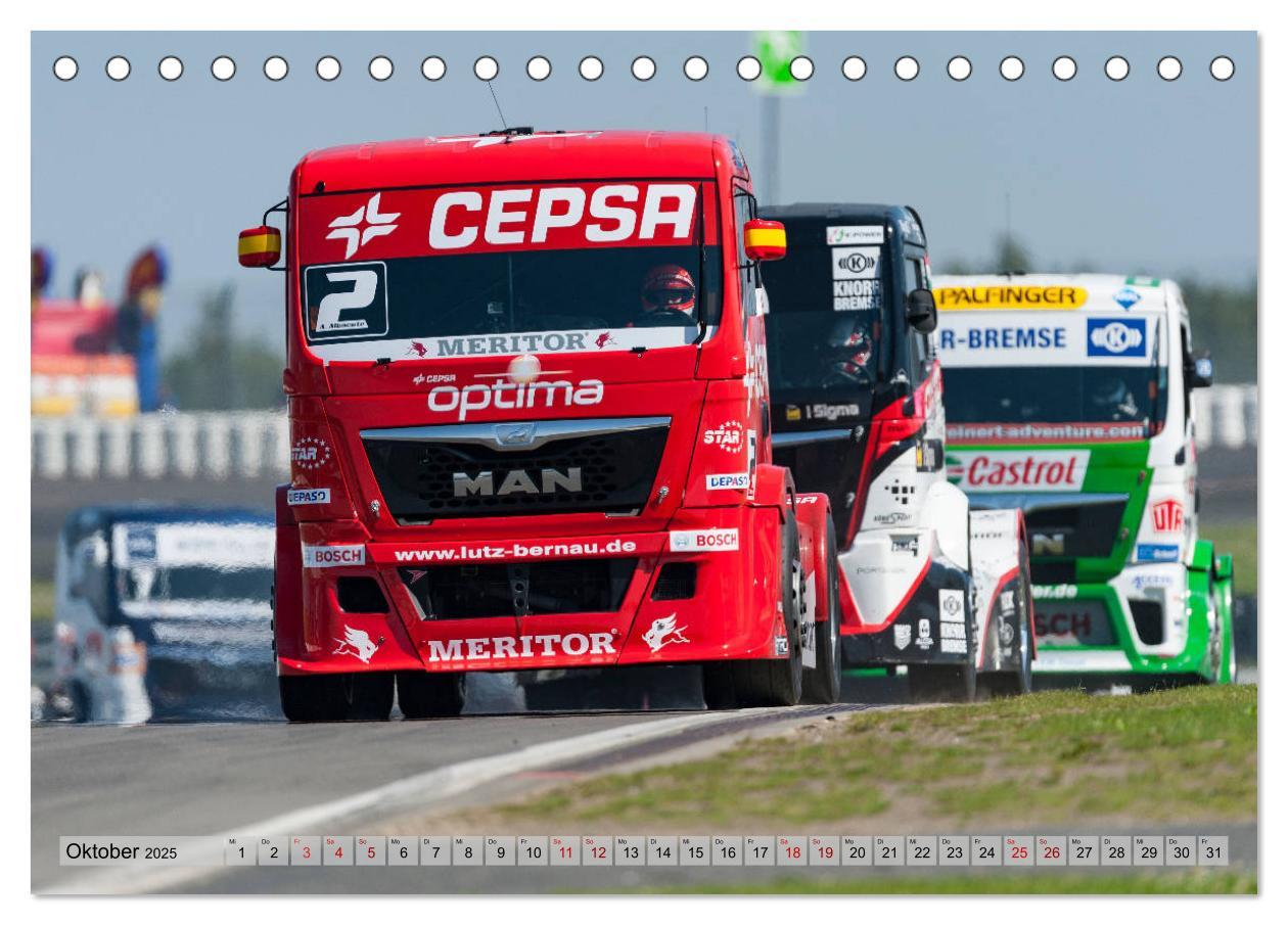 Bild: 9783457159156 | Best of TRUCK RACING (Tischkalender 2025 DIN A5 quer), CALVENDO...