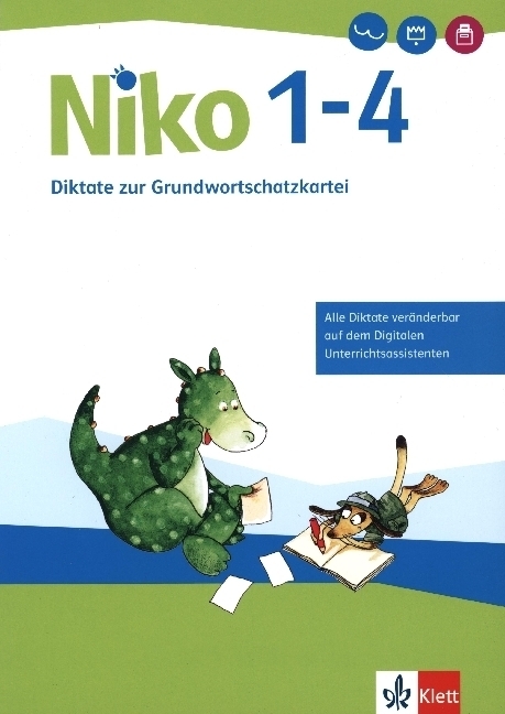 Cover: 9783123108792 | Niko Sprachbuch 1-4. Diktate zur Grundwortschatzkartei Klasse 1 | 2022