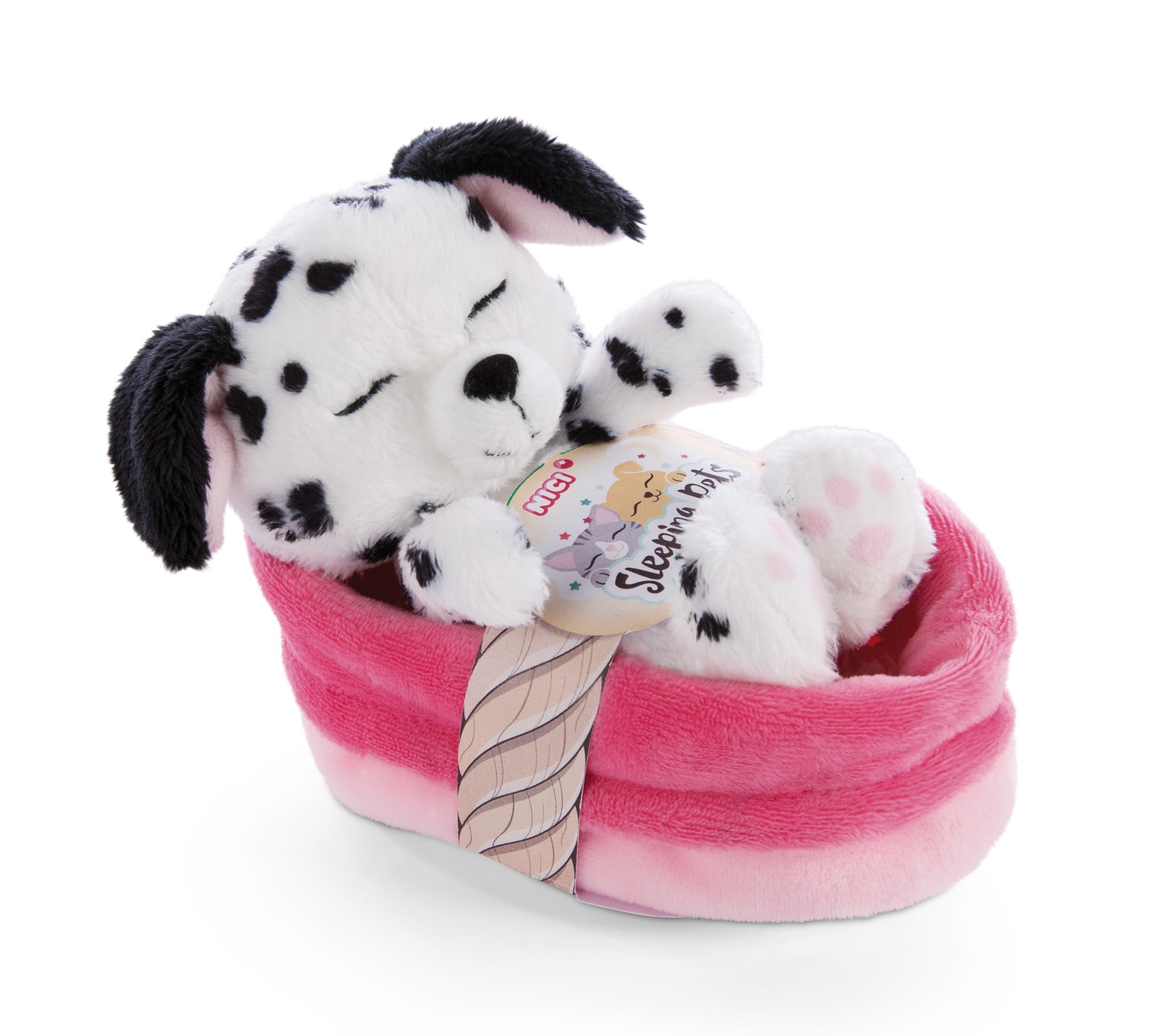 Cover: 4012390478914 | Nici 47891 Sleeping Pets Welpe Dalmatiner 12cm im Körbchen | 47891