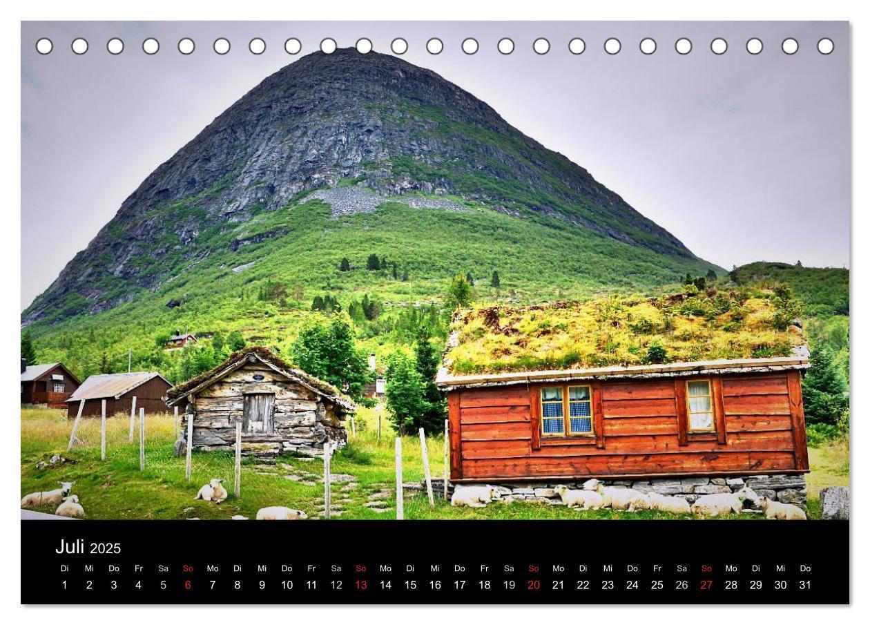 Bild: 9783435569366 | Atemberaubendes Norwegen (Tischkalender 2025 DIN A5 quer), CALVENDO...