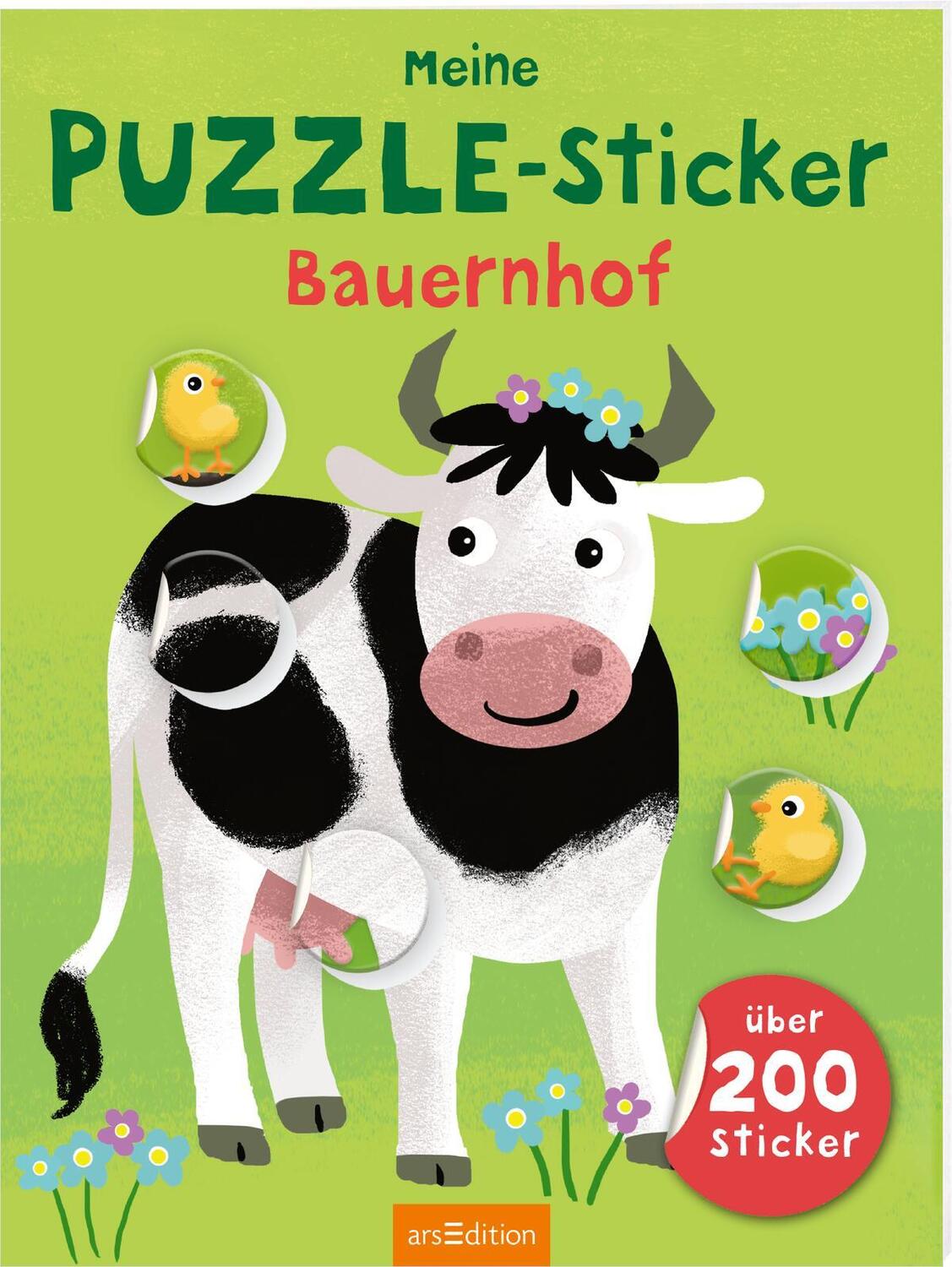 Cover: 9783845858807 | Meine Puzzle-Sticker - Bauernhof | Über 200 Sticker | Julia Reyelt