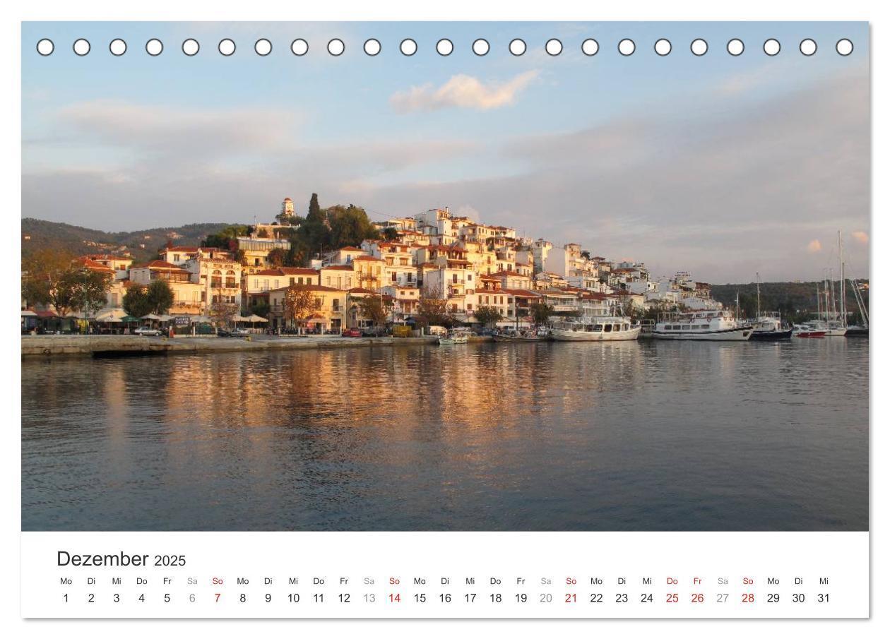 Bild: 9783435500758 | Sporadeninsel Skiathos (Tischkalender 2025 DIN A5 quer), CALVENDO...