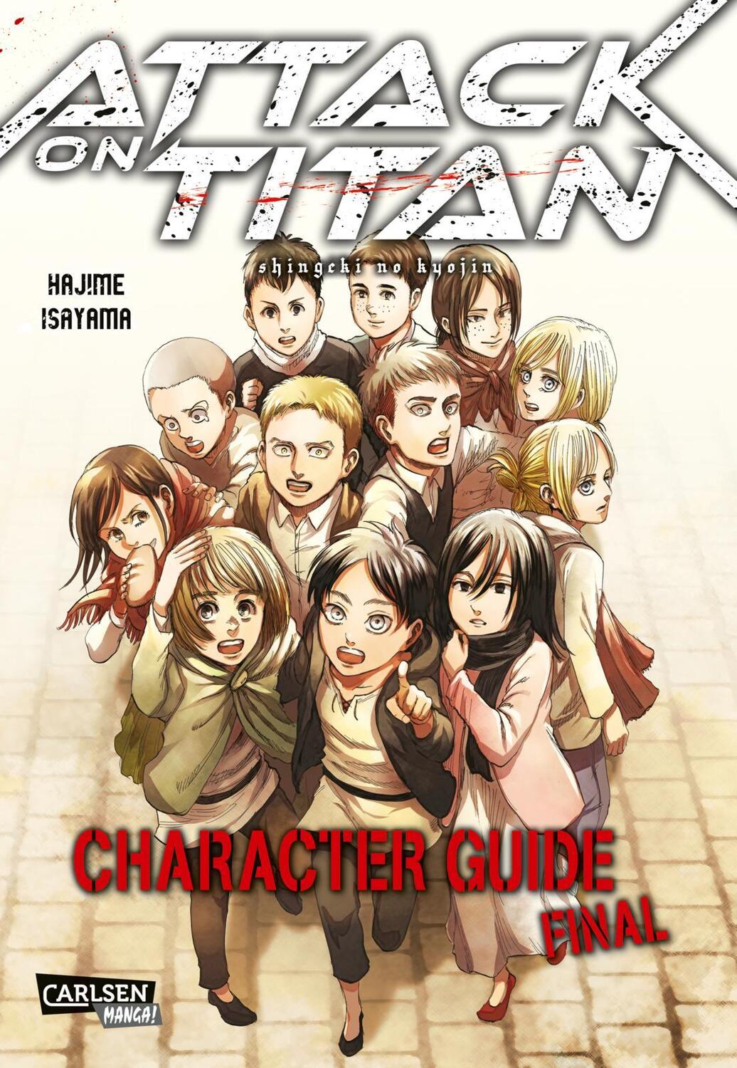 Cover: 9783551772992 | Attack on Titan: Character Guide Final | Hajime Isayama | Taschenbuch