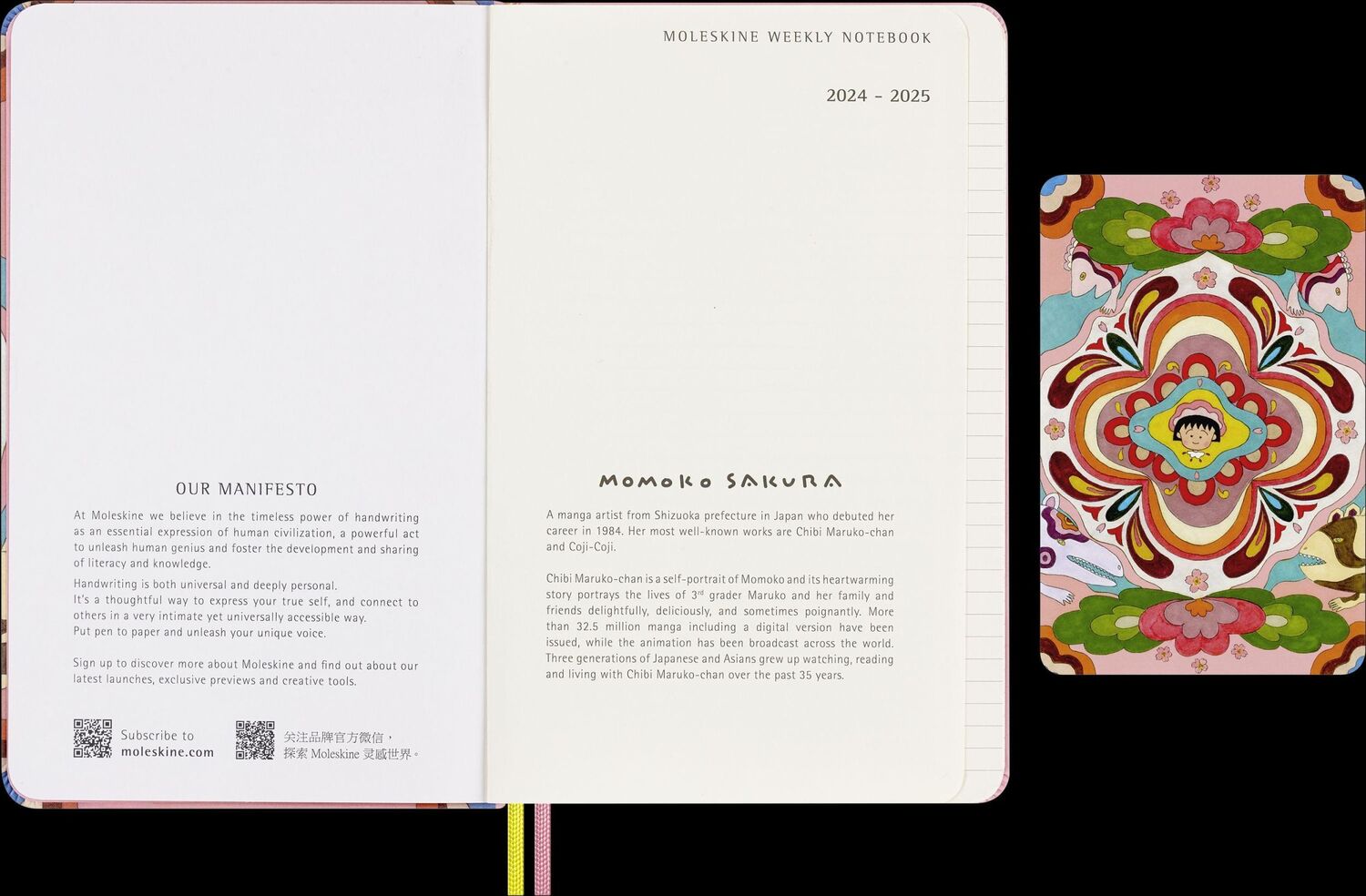 Bild: 8056999270001 | Moleskine Sakura 18 Monate Wochen Notizkalender 2024/2025, L/A5,...