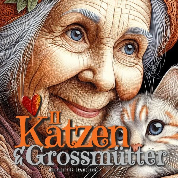 Cover: 9783758494574 | Katzen und Grossmütter Malbuch für Erwachsene 2 | Publishing (u. a.)