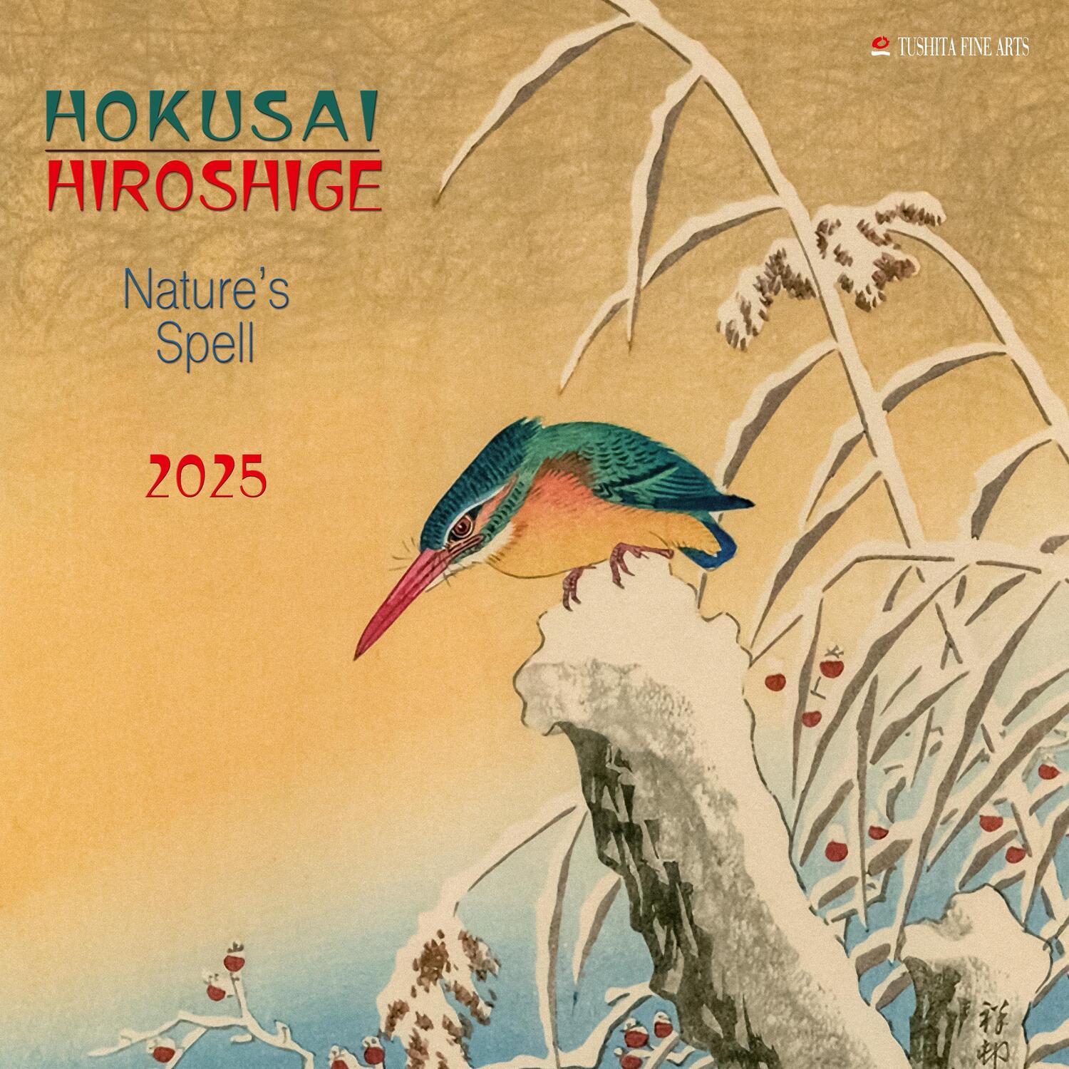 Cover: 9783959294270 | Hokusai/Hiroshige - Nature's Spell 2025 | Kalender 2025 | Kalender