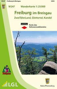Cover: 9783863984731 | Wanderkarte 1:25 000 Freiburg im Breisgau | (Land-)Karte | 2 S. | 2024