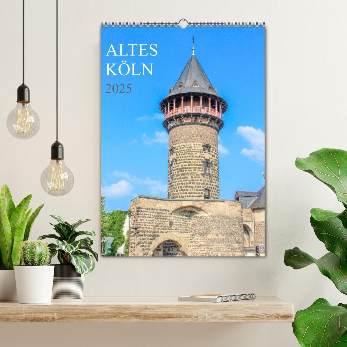 Bild: 9783435967711 | Altes Köln (Wandkalender 2025 DIN A2 hoch), CALVENDO Monatskalender