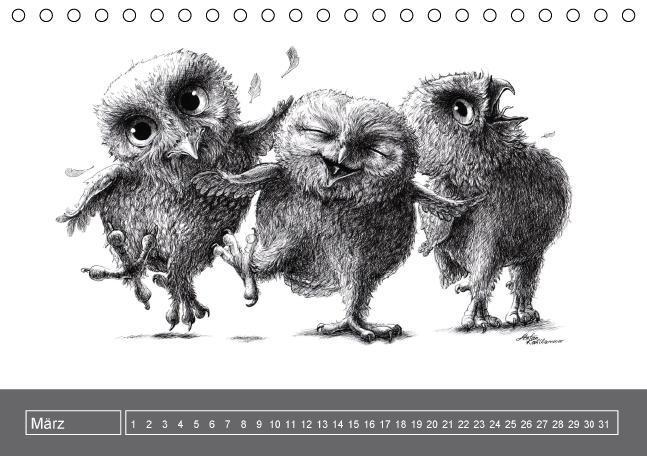 Bild: 9783660202403 | owls & friends Immerwährender Kalender (Tischkalender immerwährend...