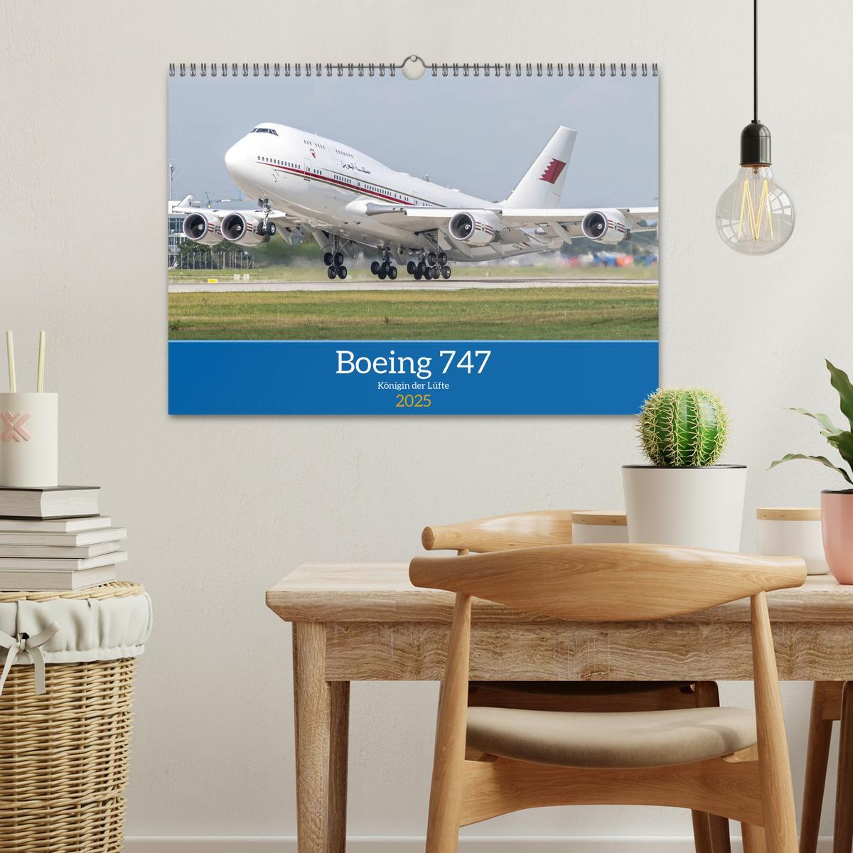 Bild: 9783435014477 | Boeing 747 Kalender (Wandkalender 2025 DIN A3 quer), CALVENDO...