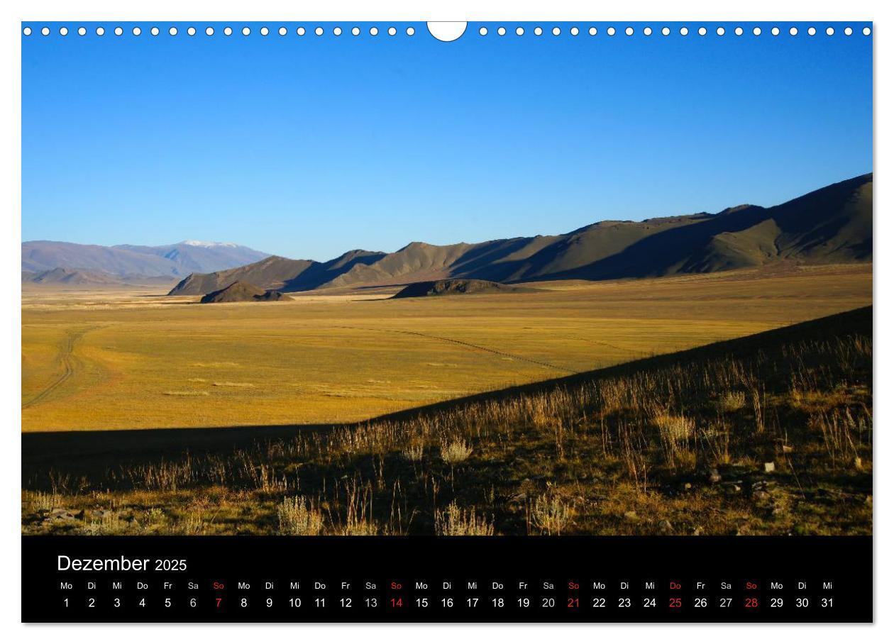 Bild: 9783435718610 | Einsame Mongolei (Wandkalender 2025 DIN A3 quer), CALVENDO...