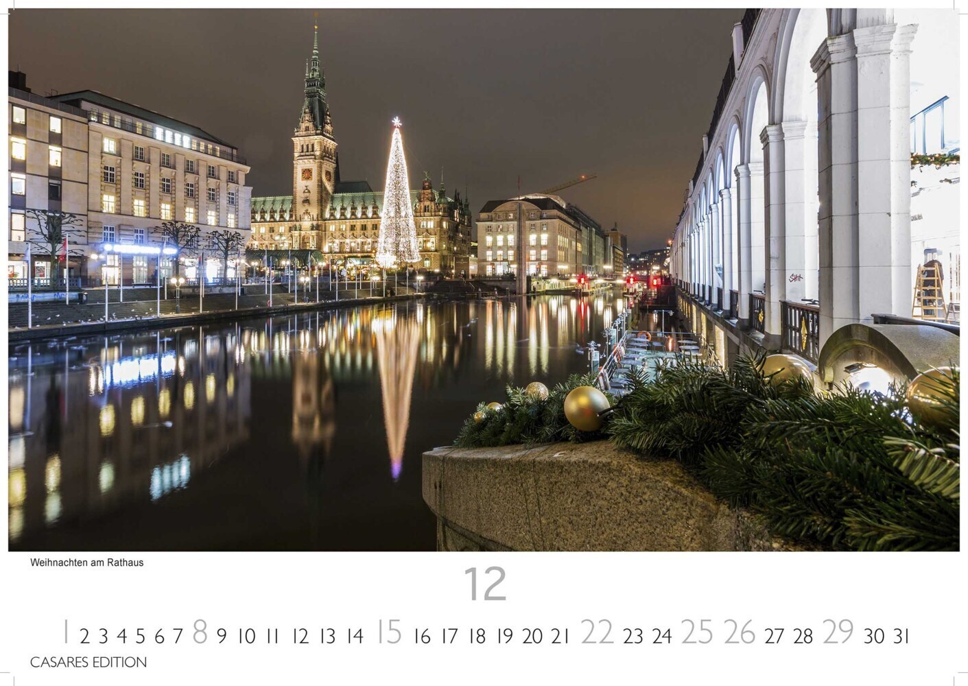 Bild: 9789918621439 | Hamburg 2024 L 35x50cm | Kalender | 14 S. | Deutsch | 2024