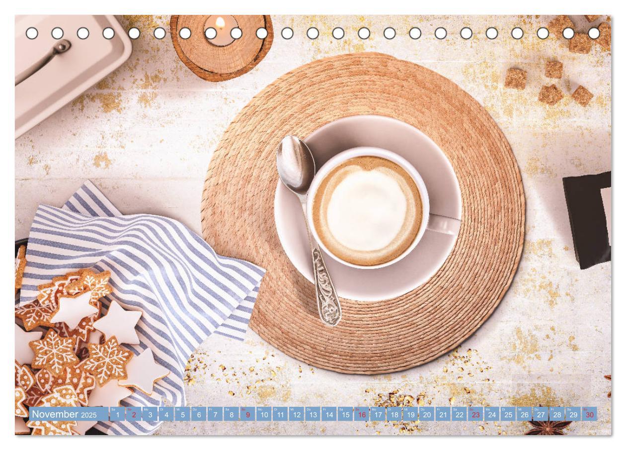 Bild: 9783435307494 | Auf einen Kaffee? (Tischkalender 2025 DIN A5 quer), CALVENDO...