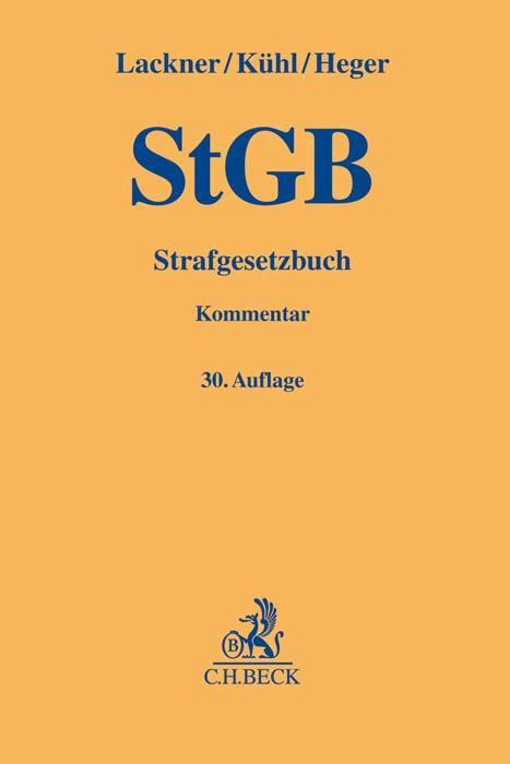 Cover: 9783406767555 | Strafgesetzbuch | Martin Heger | Buch | Gelbe Erläuterungsbücher
