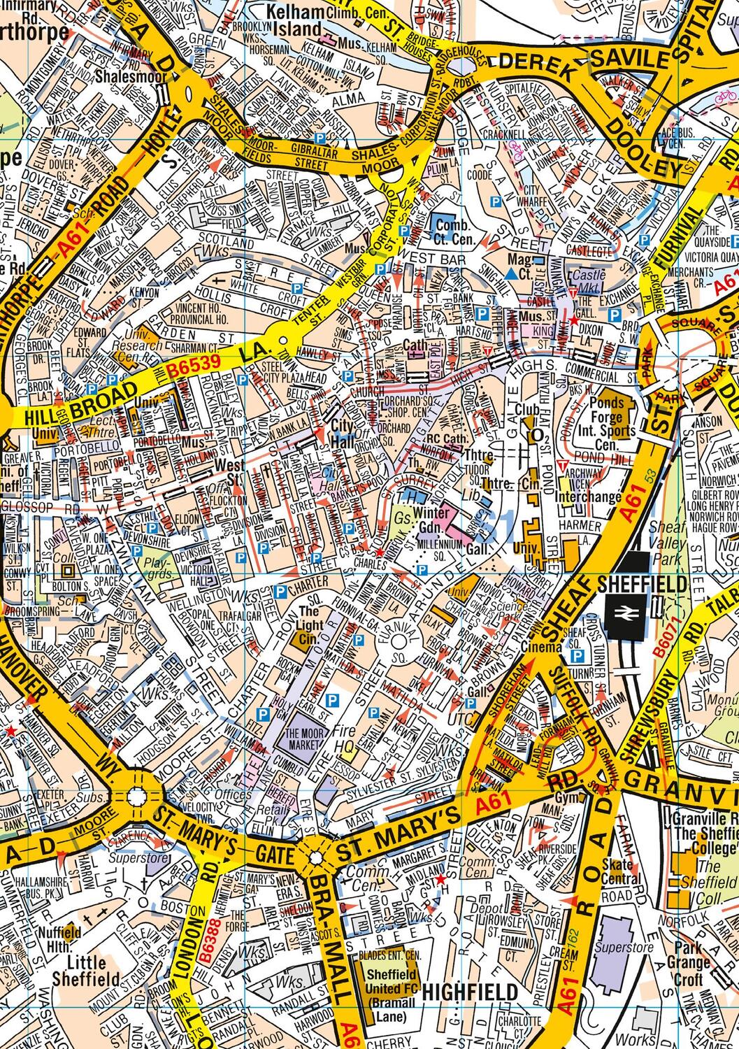 Bild: 9780008388096 | Sheffield A-Z Pocket Street Map | A-Z Maps | (Land-)Karte | Englisch