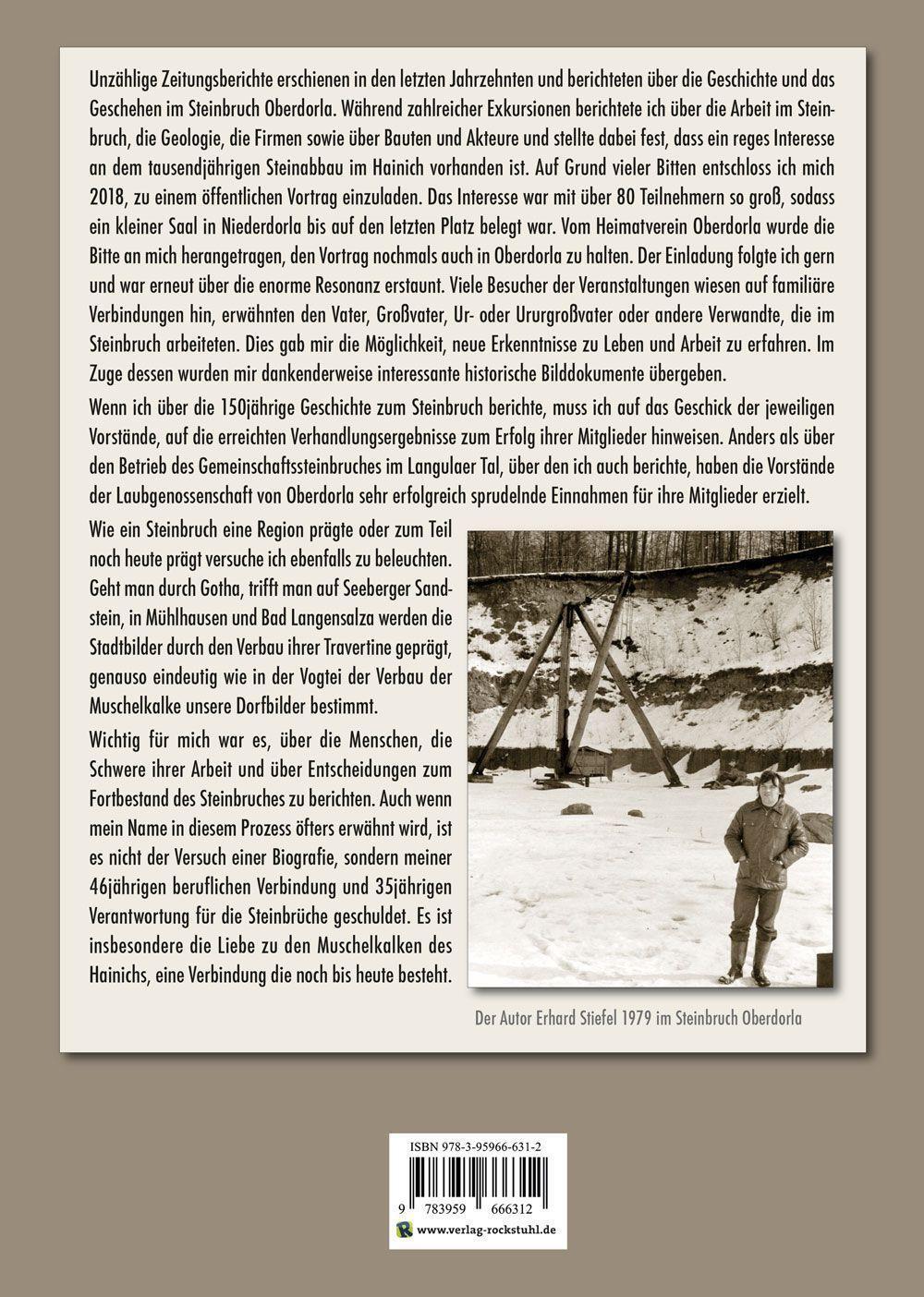 Bild: 9783959666312 | Die Geschichte des Muschelkalksteinbruchs Oberdorla | Erhard Stiefel