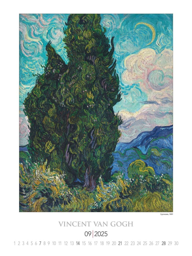 Bild: 4251732344023 | Alpha Edition - Vincent van Gogh 2025 Bildkalender, 42x56cm,...