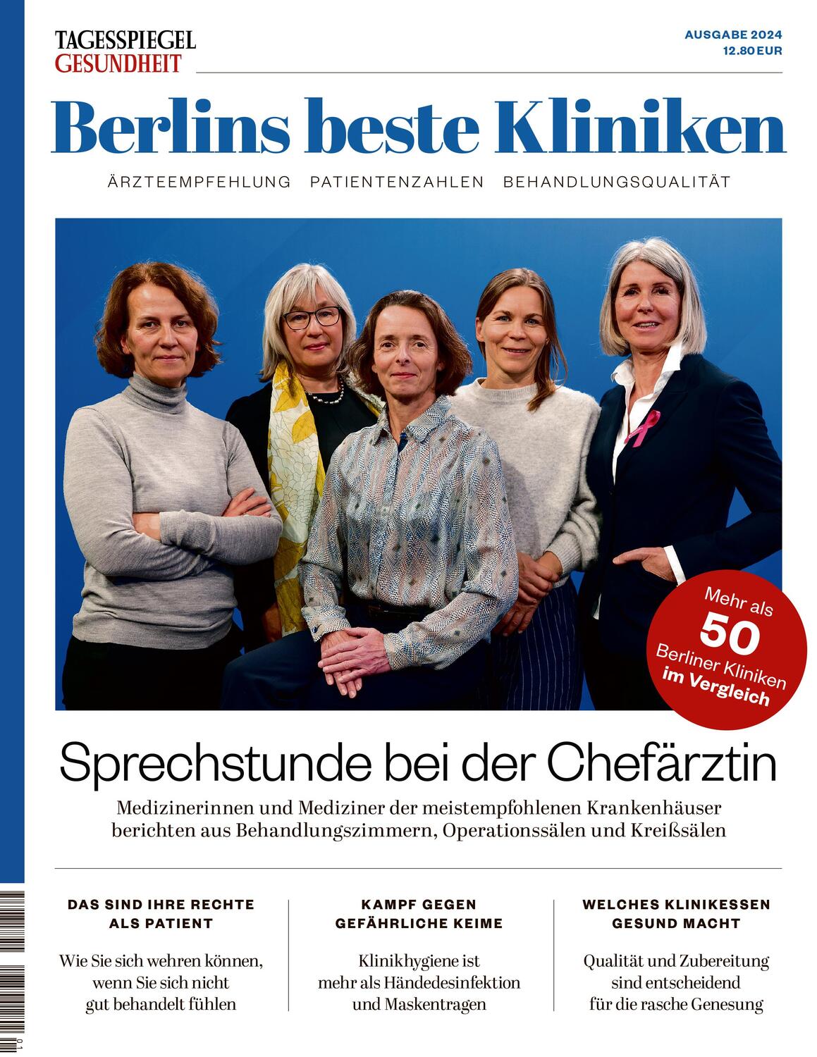 Cover: 9783948178505 | Berlins beste Kliniken 2024 | Tagesspiegel Gesundheit | Broschüre