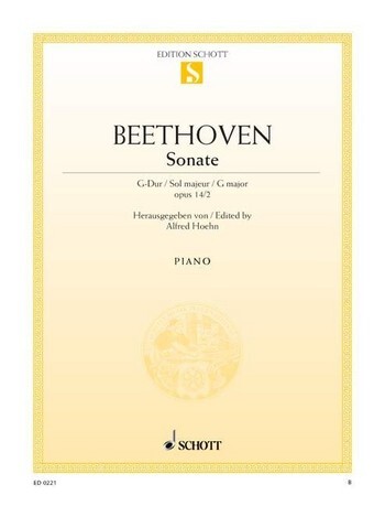 Cover: 9790001085304 | Sonate 10 G Opus 14/2 | Ludwig van Beethoven | Buch | Schott Music
