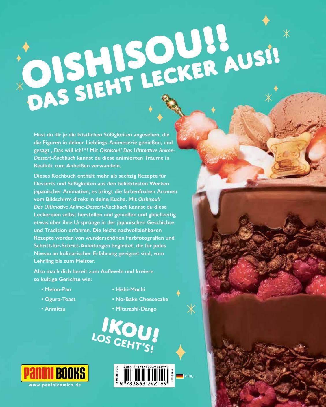 Rückseite: 9783833242199 | Oishisou!! Das ultimative Anime-Dessert-Kochbuch | Hadley Sui (u. a.)