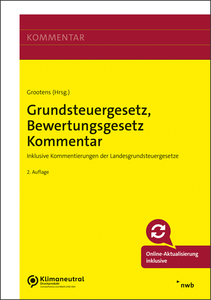 Cover: 9783482678028 | Grundsteuergesetz, Bewertungsgesetz Kommentar | Torsten Bock (u. a.)