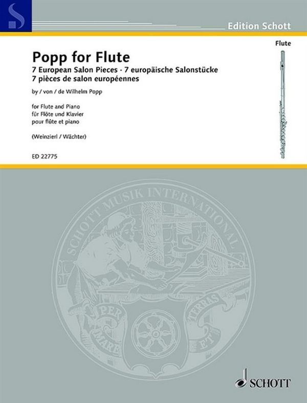 Cover: 9790001165587 | Popp for Flute | 7 European Salon Pieces | Wilhelm Popp | Buch | 2018