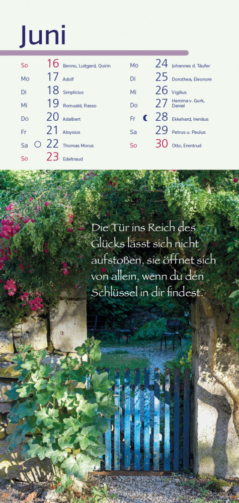 Bild: 9783957482228 | Worte und Gedanken 2024 | Kalender | Spiralbindung | 25 S. | Deutsch