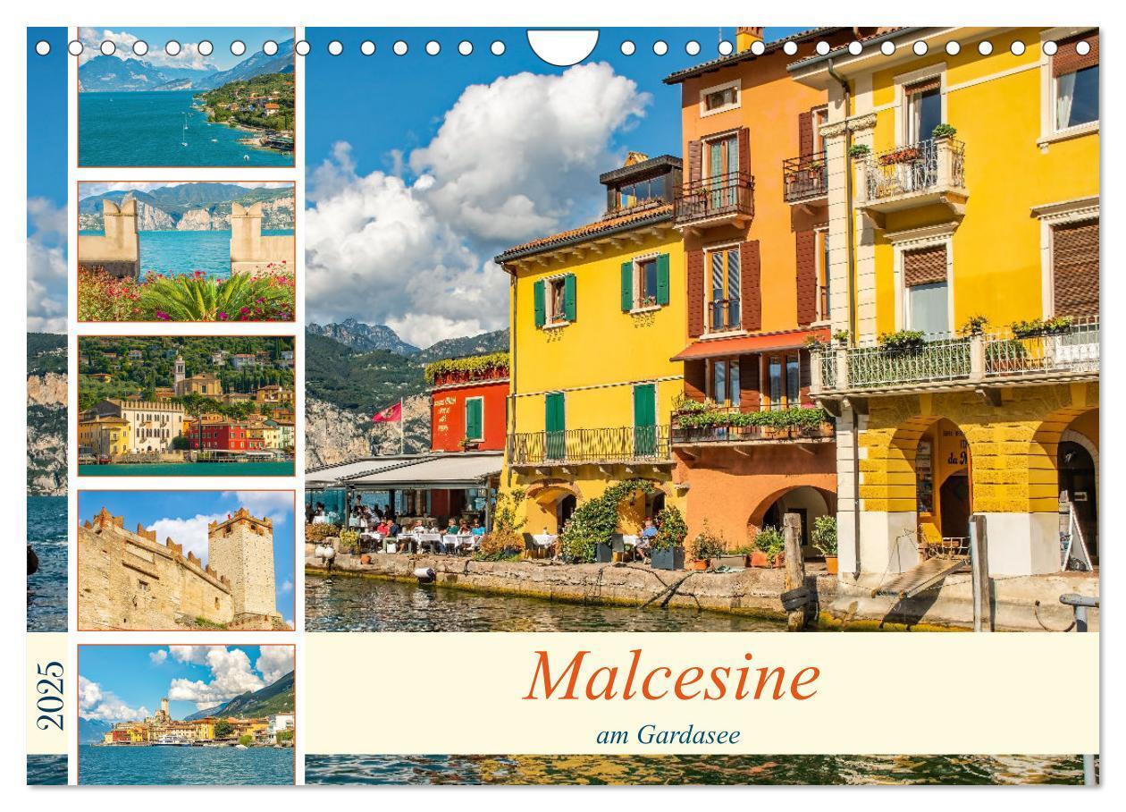 Cover: 9783435012220 | Malcesine am Gardasee (Wandkalender 2025 DIN A4 quer), CALVENDO...