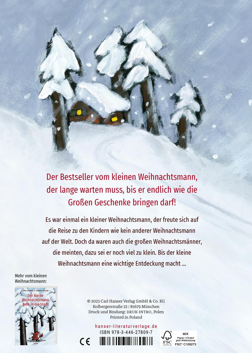 Bild: 9783446278097 | Der kleine Weihnachtsmann (Pappbilderbuch) | Anu Stohner (u. a.)