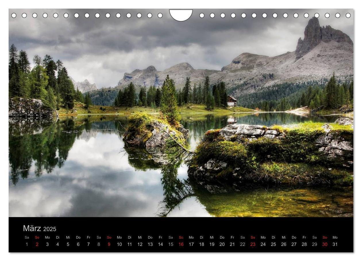 Bild: 9783435808915 | Mystische Dolomiten (Wandkalender 2025 DIN A4 quer), CALVENDO...