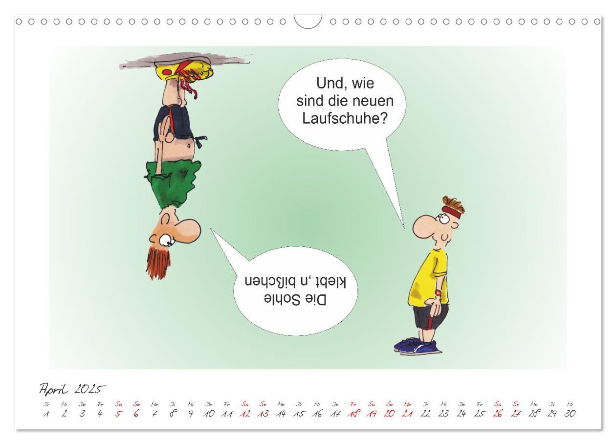 Bild: 9783383925788 | HANSELs kleiner Laufkalender (Wandkalender 2025 DIN A3 quer),...