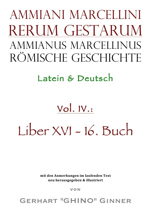Cover: 9783748502524 | Ammianus Marcellinus römische Geschichte IV | Ammianus Marcellinus