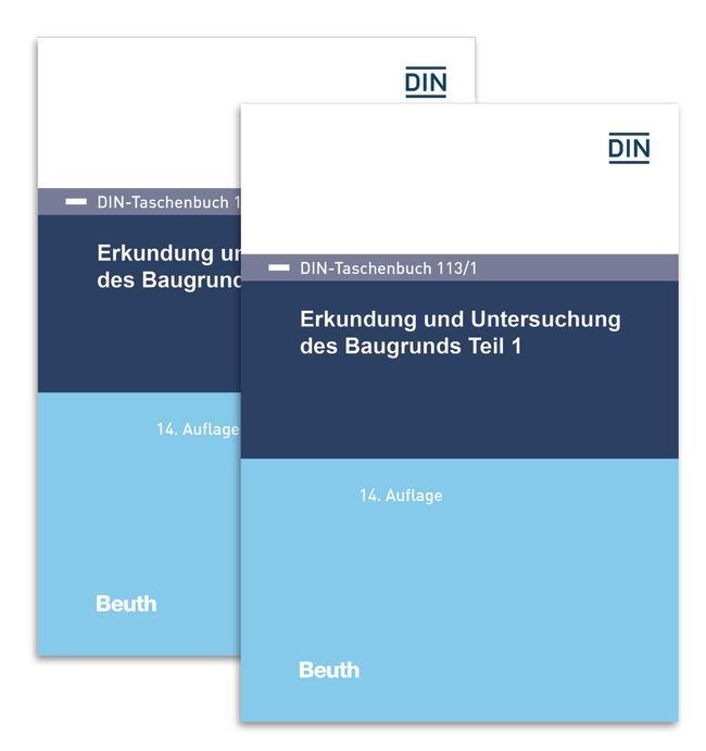 Cover: 9783410310174 | Erkundung und Untersuchung des Baugrunds | DIN e.V. | Taschenbuch