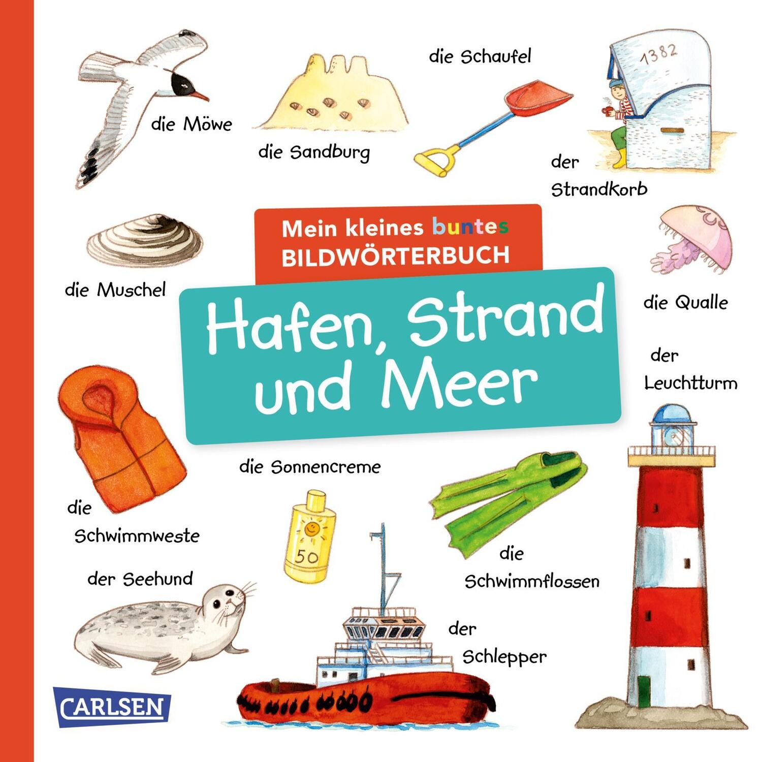 Cover: 9783551173232 | Mein kleines buntes Bildwörterbuch: Hafen, Strand und Meer | Buch