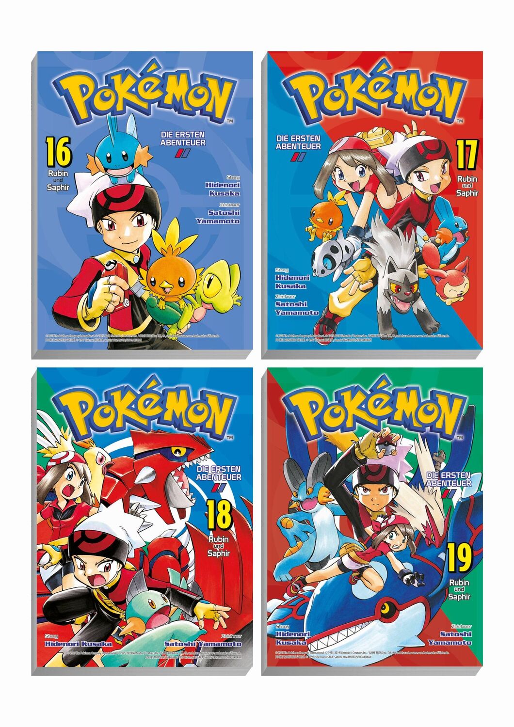 Cover: 9783741640629 | Pokémon - Manga Pack 05 | Hidenori Kusaka (u. a.) | Taschenbuch | 2024