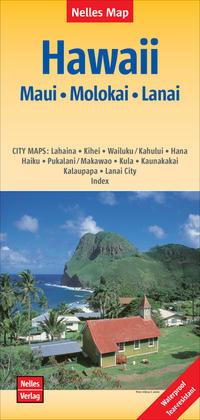 Cover: 9783865745477 | Nelles Map Hawaii: Maui Moloka Lanai 1 : 150 000 | (Land-)Karte | 2016