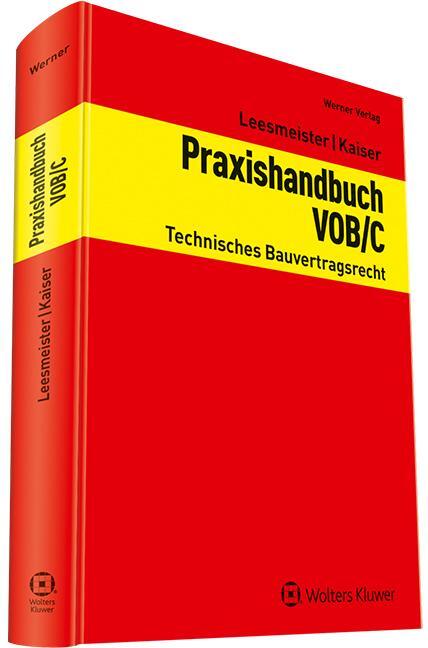 Cover: 9783804154186 | Praxishandbuch VOB / C | Technisches Bauvertragsrecht | Buch | XVII