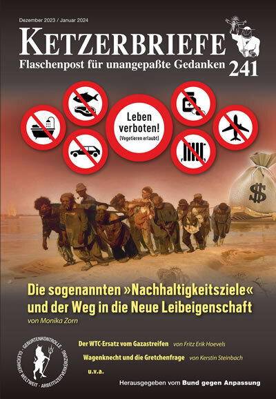 Cover: 9783894843052 | Die sogenannten »Nachhaltigkeitsziele« und der Weg in die Neue...