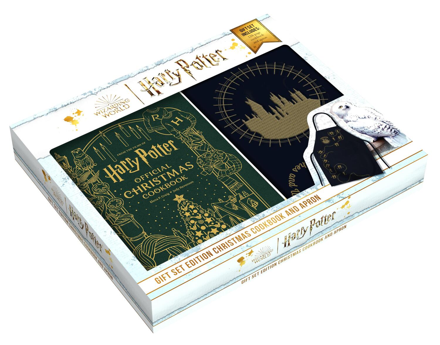 Cover: 9798886632842 | Harry Potter: Gift Set Edition Christmas Cookbook and Apron: Plus...
