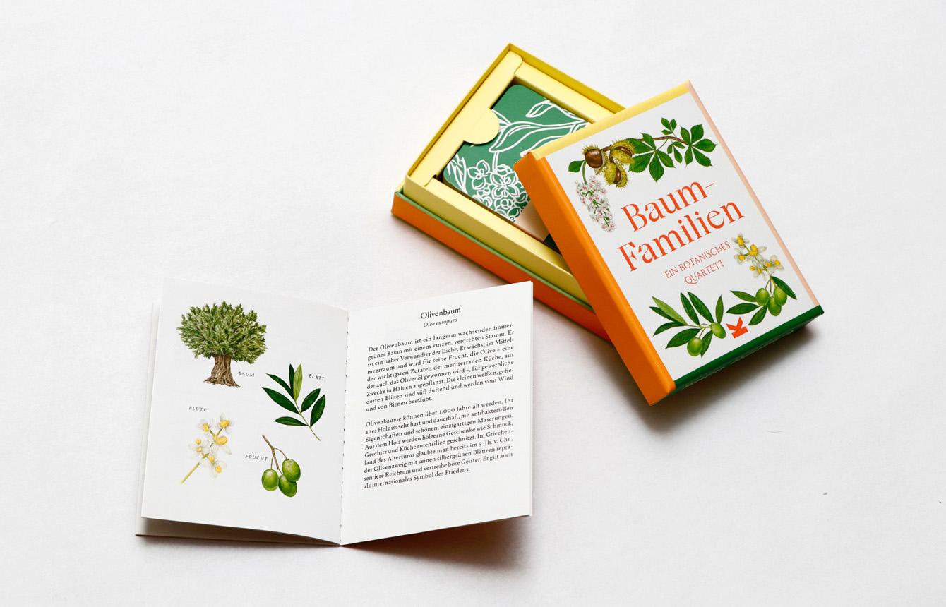 Bild: 9783962441876 | Baum-Familien | Ein botanisches Quartettspiel | Tony Kirkham | Buch