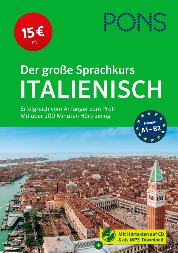 Cover: 9783125623781 | PONS Der große Sprachkurs Italienisch | Taschenbuch | Deutsch | 2021